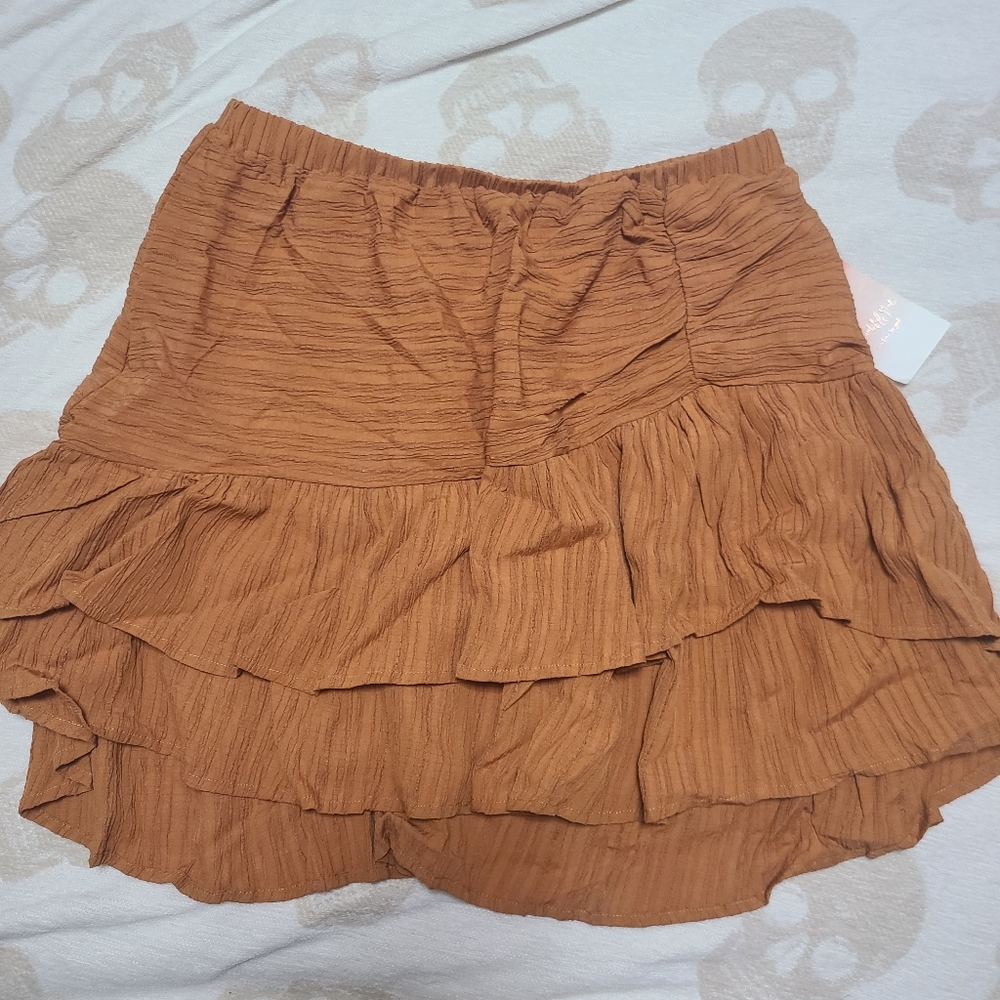 Arula Orange Skirt